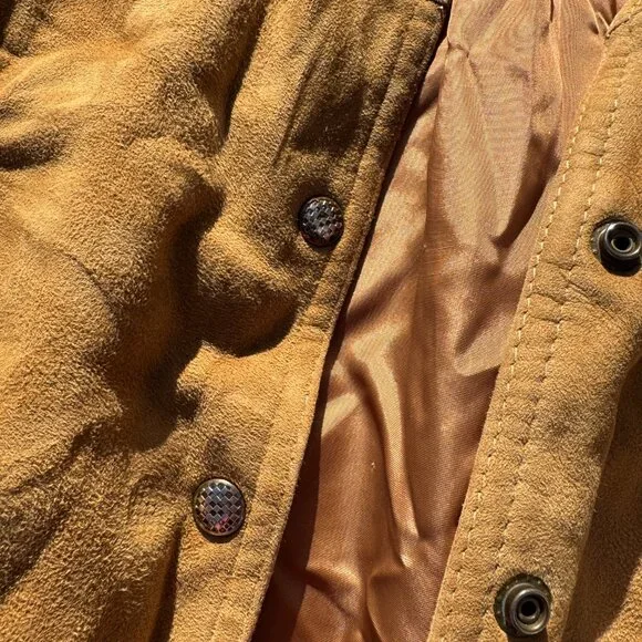 Vintage 1960s Leather Suede Jacket - Picture 3 of 5